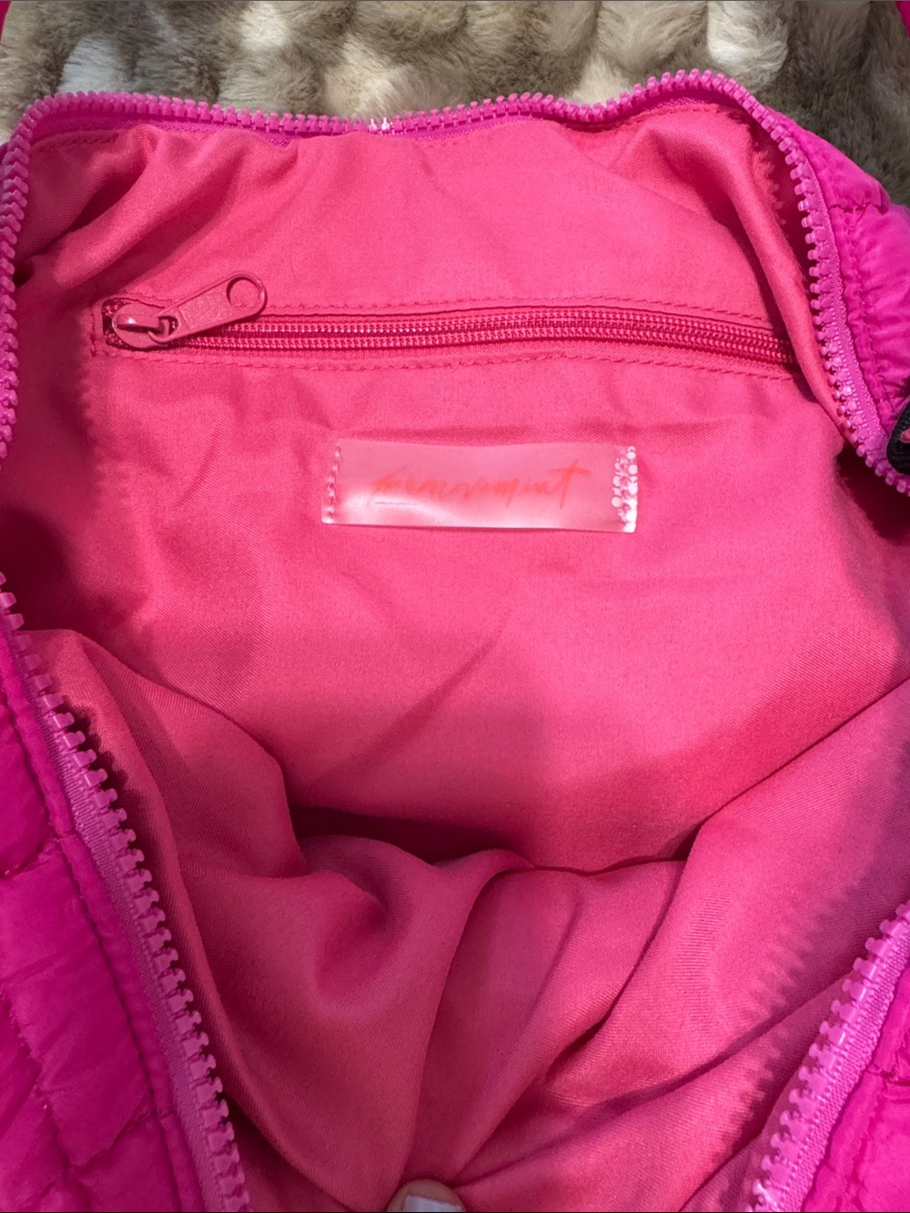 FP Movement by Free People Quilted Hot Pink Shoulder Bag - Picture 6 of 8